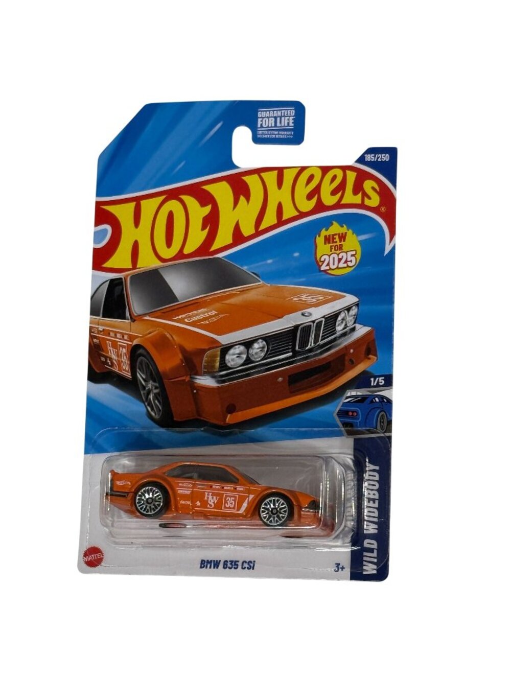 BMW 635 CSi Hot Wheels Orange Wild Widebody HW Modified 1/5 2025 New